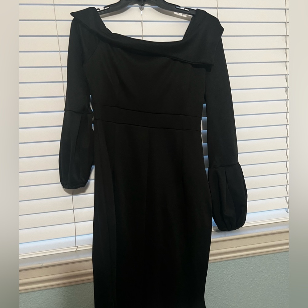 Elegant black evening gown